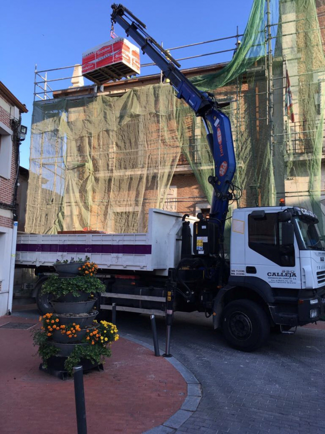 Realizando descarga para el Ayto. de Mojados